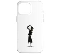 Le Chat adoré d'Edgar Allan Poe Coque pour iPhone 16 Pro Max