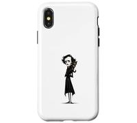 Le Chat adoré d'Edgar Allan Poe Coque pour iPhone X/XS