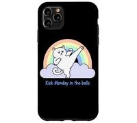 Le Chat Arc-en-Ciel de Kick Monday in The Balls Coque pour iPhone 11 Pro Max