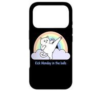 Le Chat Arc-en-Ciel de Kick Monday in The Balls Coque pour iPhone 17 Pro