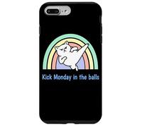 Le Chat Arc-en-Ciel de Kick Monday in The Balls Coque pour iPhone 7 Plus/8 Plus