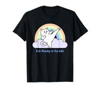 Le Chat Arc-en-Ciel de Kick Monday in The Balls T-Shirt
