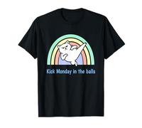 Le Chat Arc-en-Ciel de Kick Monday in The Balls T-Shirt