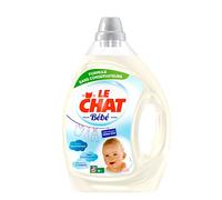 Le Chat Bébé - Lessive Liquide Hypoallergénique - 80 Lavages (2x2L) - Lessive spéciale Bébé et peaux sensibles