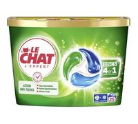 LE CHAT Capsules Lessive 4en1 Discs Anti-Taches 25 capsules