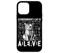 Le Chat de Schrodinger est Vivant et Mort | Physique quantique Coque pour iPhone 12 Mini