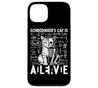 Le Chat de Schrodinger est Vivant et Mort | Physique quantique Coque pour iPhone 13