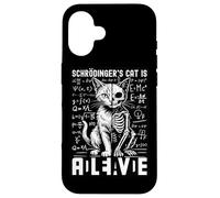 Le Chat de Schrodinger est Vivant et Mort | Physique quantique Coque pour iPhone 16