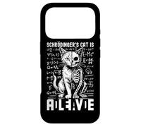 Le Chat de Schrodinger est Vivant et Mort | Physique quantique Coque pour iPhone 17 Pro