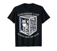 Le chat de Schrodinger recherché professeur de sciences physique T-Shirt