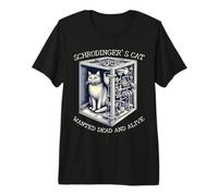 Le Chat de Schrodinger recherché Professeur de Sciences Physique T-Shirt Haut de Gamme