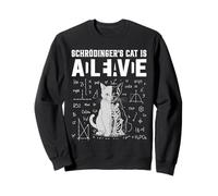Le Chat de Schrödinger est Mort et Vivant, physicien Sweatshirt
