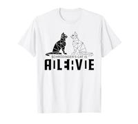 Le chat de Schrödinger est un geek scientifique mort et vivant T-Shirt