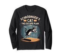 Le Chat de Schrödinger : l'amateur de Physique de Escape Plan Manche Longue