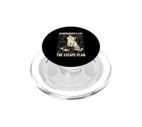 Le Chat de Schrödinger : Le Plan d'évasion | Physique quantique PopSockets PopGrip pour MagSafe