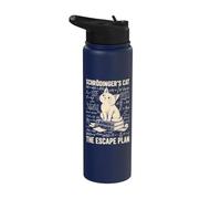 Le chat de Schrödinger : Le plan d'évasion | Physique quantique Stainless Steel Insulated Water Bottle