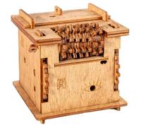 Le Chat de Schrödinger Puzzle en Bois 3D,Coffre au Trésor,Casse Têtes Mécaniques Labyrinthe en Boîte,Jeu de Puzzle Salle D'Évasion,Coffret Cadeau Personnalisé