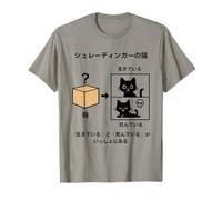 Le chat de Schrödinger, un geek scientifique amusant en physique quantique T-Shirt