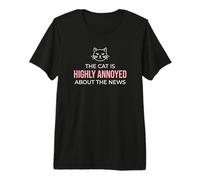 Le Chat est très ennuyé par la Nouvelle révélation de Grossesse T-Shirt Haut de Gamme