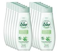 Le Chat - Gel Douche Rafraîchissant - A l’Extrait d’Aloe Vera - 95% d’Ingrédients d’Origine Naturelle - Formule de pH Neutre pour la Peau - Testé sous Contrôle Dermatologique - 300 ml - Lot de 12