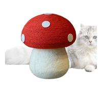 Le Chat Joue avec des griffures de Chat de Champignons, de poteaux à Rayures et Une Corde en sisal Durable pour Prendre Soin de Ses Pieds et Chatons intérieurs. Centre Portable d'activité