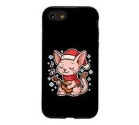 Le Chat Joue du ukulélé en Hiver Coque pour iPhone SE (2020) / 7/8