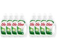 Le Chat, Lessive liquide, l'Expert Bicarbonate, la proprete formulee avec soin, efficacite anti-taches, sans conservateurs (MIT), Parfum Hypoallergenique, efficace a froid, 4x26 lavages (Lot de 2)