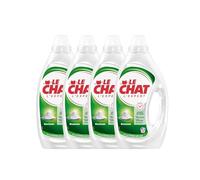 Le Chat, Lessive liquide, l'Expert Bicarbonate, la proprete formulee avec soin, efficacite anti-taches, sans conservateurs (MIT), Parfum Hypoallergenique, efficace a froid, 4x26 lavages