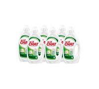 Le Chat, Lessive liquide, l'Expert Bicarbonate, la proprete formulee avec soin, efficacite anti-taches, sans conservateurs (MIT), Parfum Hypoallergenique, efficace a froid, 6x26 lavages