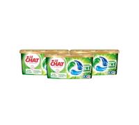 LE CHAT -L'Expert -Disc 4en1 Action Anti-Taches -Sans Conservateur -Parfum Hypoallergénique -Ingrédients Sélectionnés avec Soin -Efficace à Froid -Respect des Fibres - Efficacité Le Chat -114 Lavages