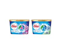 LE CHAT -L'Expert Disc 4en1 - Parfum Longue Durée - Sans Conservateurs - Dissolution Rapide -Ingrédients Sélectionnés avec Soin -Efficace à Froid -Respect des Fibres - Efficacité Le Chat -100 Capsules