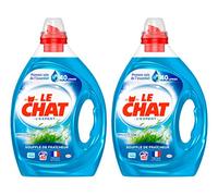 Le Chat l'Expert Souffle de Fraîcheur - Lessive Liquide - 80 Lavages (Lot de 2 x 2L)