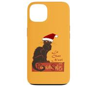 Le Chat Noel Parodie de Noël Vector Art v2 Coque pour iPhone 13