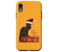 Le Chat Noel Parodie de Noël Vector Art v2 Coque pour iPhone XR
