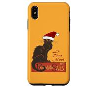 Le Chat Noel Parodie de Noël Vector Art v2 Coque pour iPhone XS Max