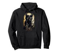 Le Chat Noir d'Edgar Allan Poe Sweat à Capuche