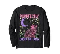 Le Chat Perfectly Under The Moon Manche Longue