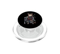 Le Chat samouraï PopSockets PopGrip pour MagSafe
