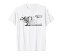 Le Chat s'enfuit du jeté de Pantoufle T-Shirt Graphique avec Valeur