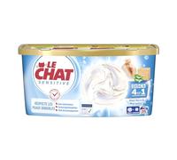 Le Chat Discs 4 en 1 Sensitive Savon de Marseille et Aloe Vera – 35 capsules