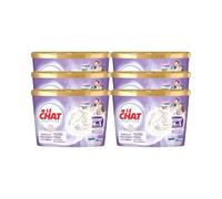 Le Chat, Sensitive, Lessive Capsules, Animaux & Compagnie, Formule avec soin, Respecte les peaux sensibles et les animaux, Elimination des poils d'animaux, developpe avec des veterinaires, 138 lavages