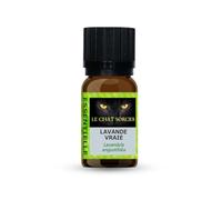 Le Chat Sorcier - Huile Essentielle de Lavande Vraie 10ml 100% Pure (Lavandula Angustifolia)