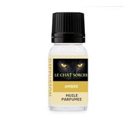 Le Chat Sorcier - Parfum d'Ambiance - Huile Parfumée - Ambre (10ml avec compte-gouttes)