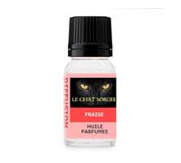 Le Chat Sorcier - Parfum d'Ambiance - Huile Parfumée - Fraise (10ml avec compte-gouttes)