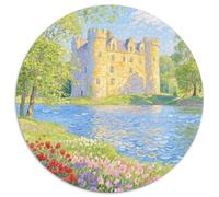 Le château au Bord du lac Puzzle 1000 Pièces Divertissement Créatif De l'art De La Décoration Vue Jeu Éducatif Challenge Toy pour Adultes Et Enfants À Partir De 12 Ans 1000pcs (67.5X