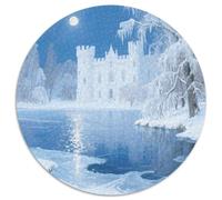 Le château au Bord du lac Puzzle 1000 Pièces Divertissement Créatif De l'art De La Décoration Vue Jeu Éducatif Challenge Toy Adultes & Enfants des 14 Ans 1000pcs (67.5x67.5cm)