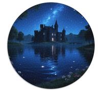 Le château au Bord du lac Puzzle 1000 Pièces Divertissement Créatif Décoration Intérieure Vue Jeu Éducatif Challenge Toy pour Adultes Et Enfants À Partir De 12 Ans 1000pcs (67.5x67.5
