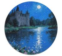 Le château au Bord du lac Puzzles 1000 Pièces Cadeau Unique Vue Jeu Éducatif Challenge Toy À De Supérieure Peinture Art pour Adultes Et Enfants À Partir De 12 Ans 1000pcs (67.5x67.5cm)