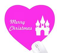 le château de conte de fée Jeux de tapis de souris en forme de coeur