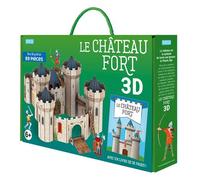 Le château fort 3D - N.E. 2022 livre + chateau fort a construire - Matteo Gaule - Sassi - Boîte ou accessoire - Jeux livres objets